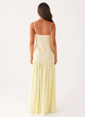 asteria maxi dress - yellow