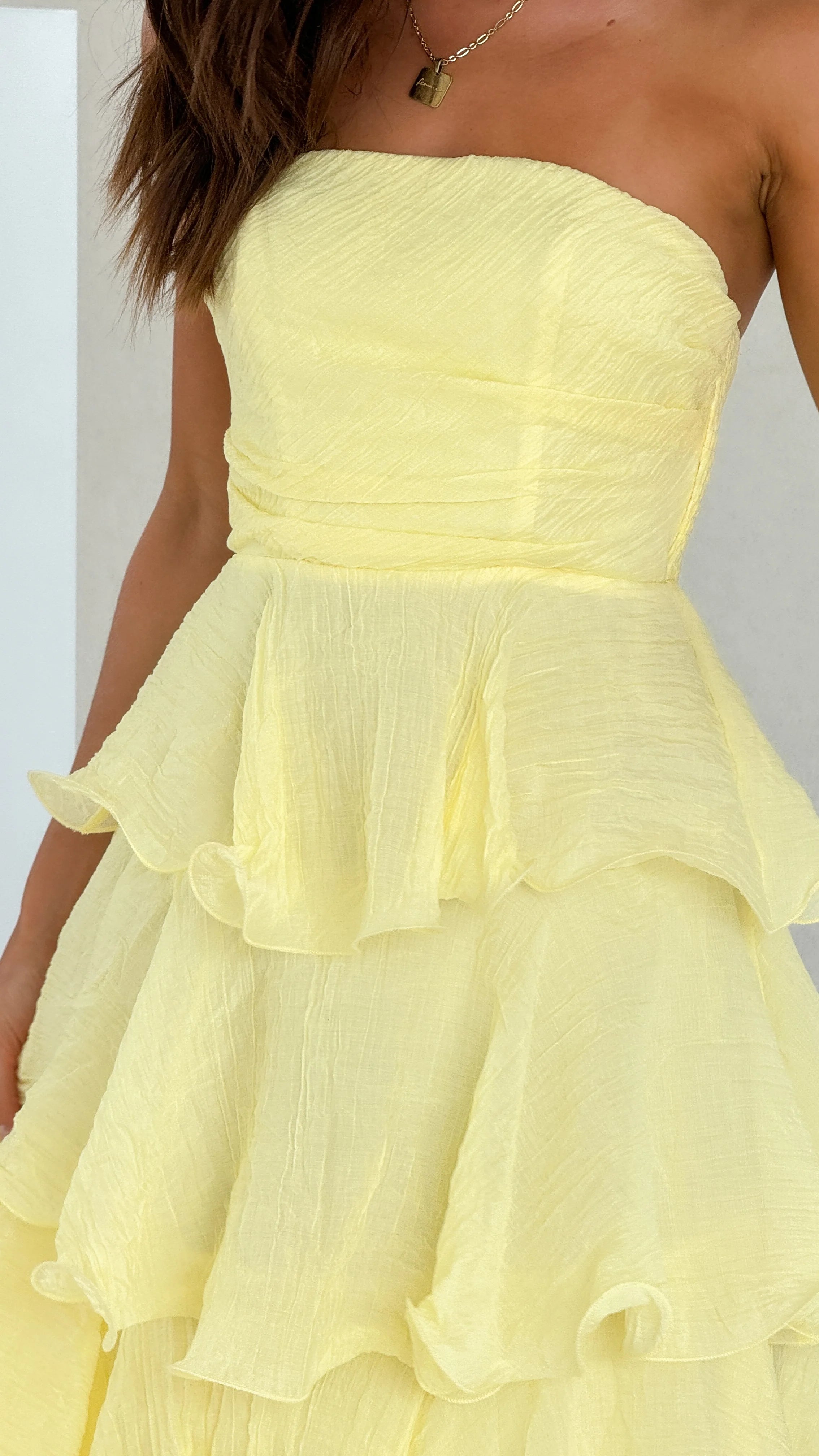 Lanica Maxi Dress - Yellow