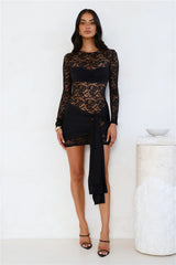 Midnight Mini Dress Onyx