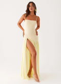 asteria maxi dress - yellow