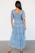 bexley tulle dress | dusty blue